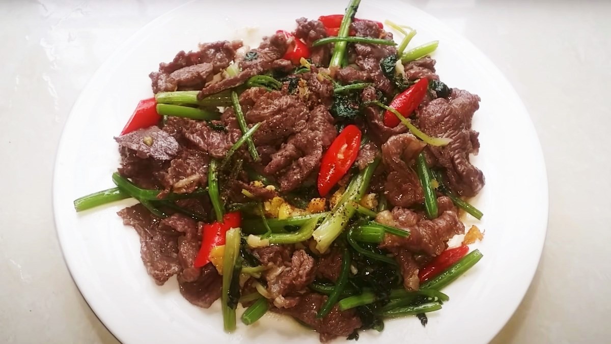 Thịt trâu xào